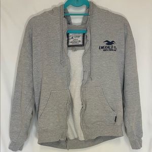 Grey Zip Up Jacket